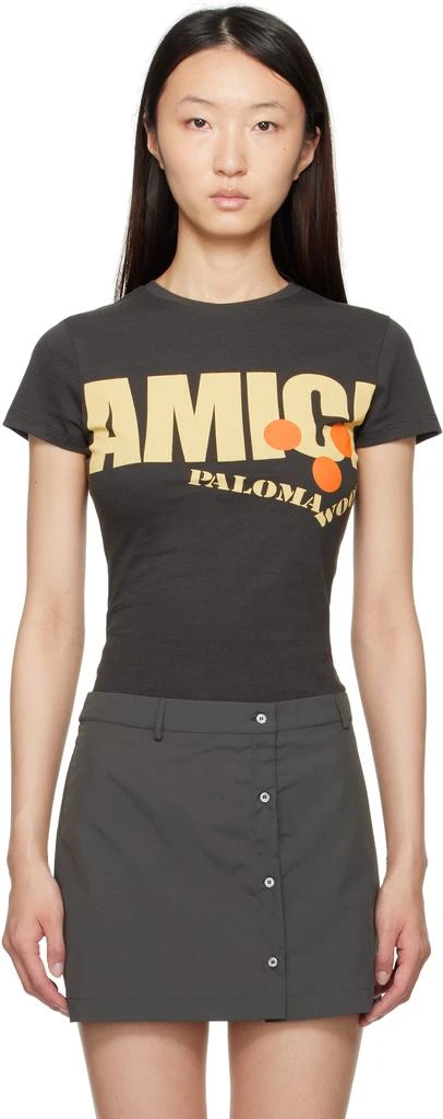 商品Paloma Wool|Black 'Amici' T-shirt,价格¥780,第1张图片