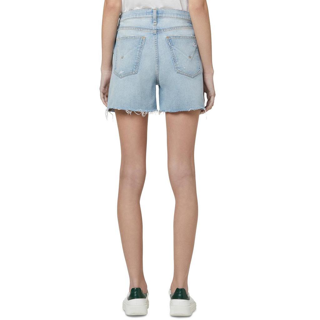商品Hudson|Hudson Womens Devon Denim Destructed Shorts,价格¥97-¥119,第5张图片详细描述