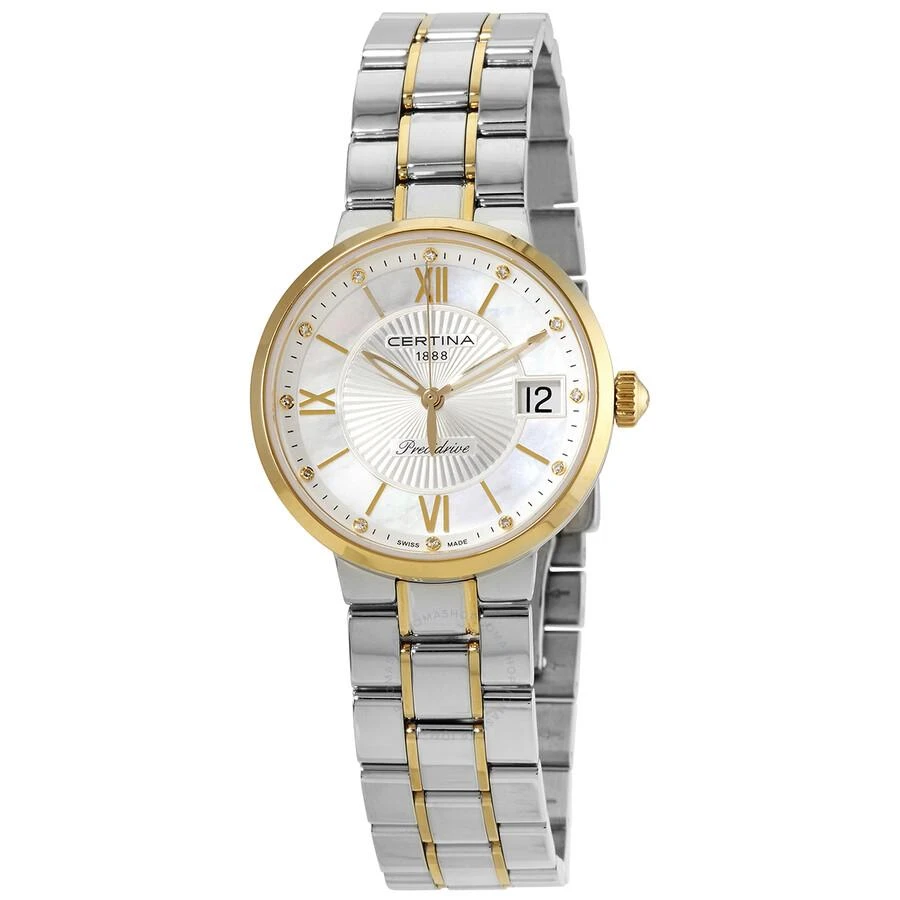 商品Certina|DS Stella Quartz Diamond Mother of Pear Dial Ladies Watch C031.210.22.116.00,价格¥1927,第1张图片