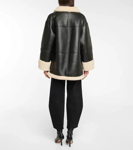 商品Totême|大廓形羊毛皮夹克,价格¥20490,第3张图片详细描述