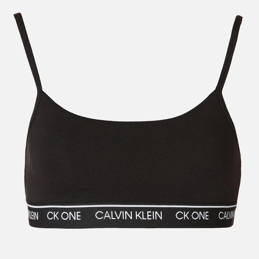 商品Calvin Klein|Calvin Klein Women's Unlined Bralette - Black,价格¥152,第1张图片