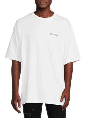 商品Balenciaga|Logo Graphic T Shirt,价格¥3621,第1张图片