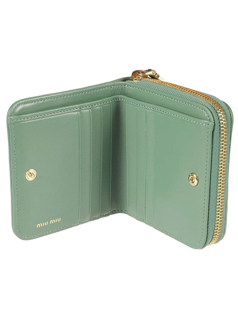 商品Miu Miu|Miu Miu Matelassé Zip-around Coin Purse - Women,价格¥5065,第3张图片详细描述