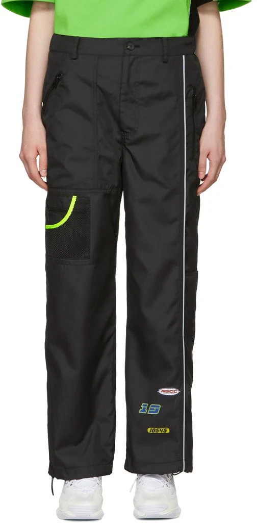 商品ADER error|SSENSE Exclusive Black ASCC Panelled Trousers,价格¥2811,第1张图片