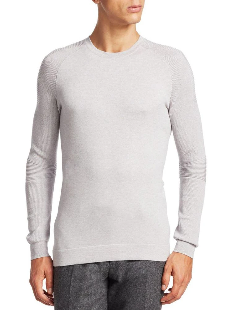 商品Loro Piana|Ribbed Sleeves Wool Sweater,价格¥3731,第1张图片