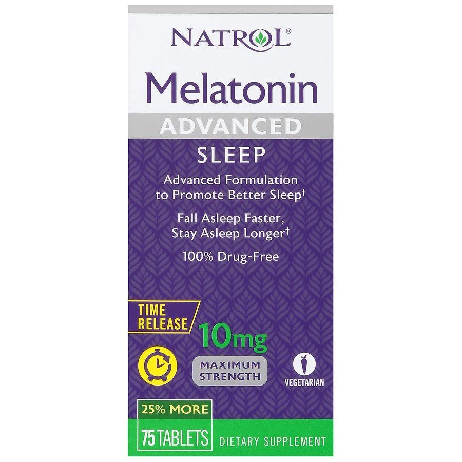 Melatonin Advanced Sleep 10 mg Maximum Strength Time Release Tablets 商品