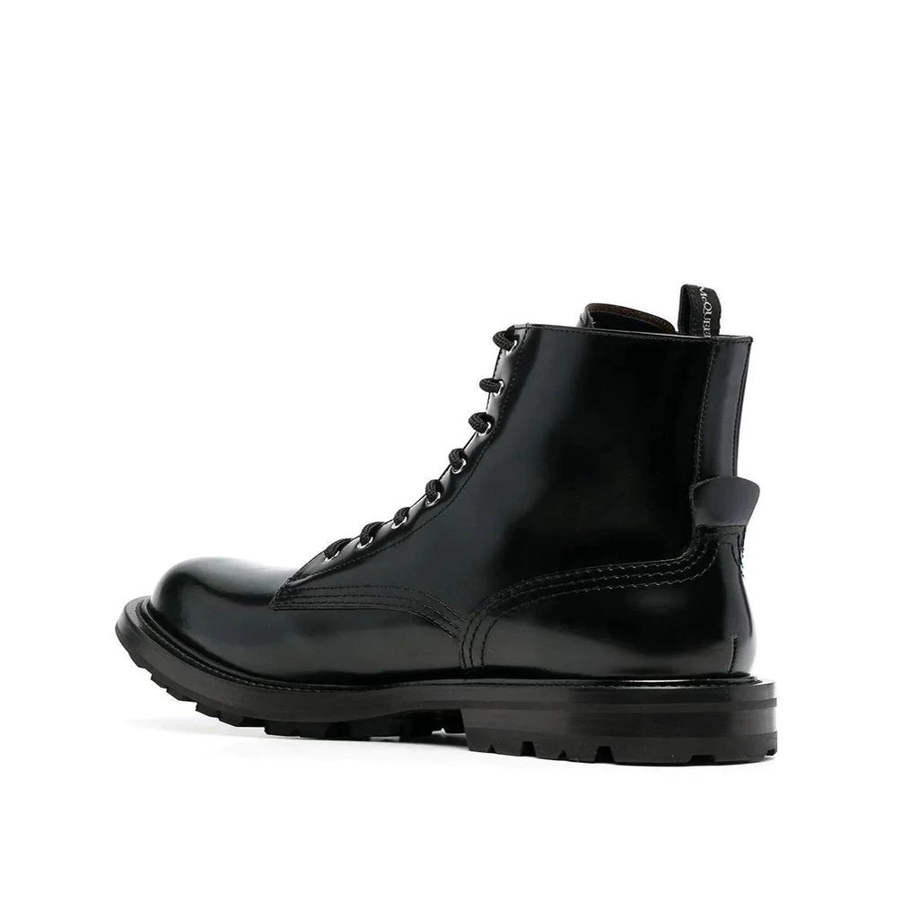 商品Alexander McQueen|Alexander Mcqueen Lace Leather Boots,价格¥2556,第3张图片详细描述