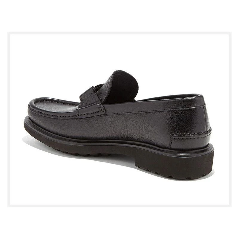 商品Salvatore Ferragamo|Salvatore Ferragamo 菲拉格慕 男士黑色VARA扣饰休闲乐福鞋 02-9390-673838,价格¥6022,第10张图片详细描述