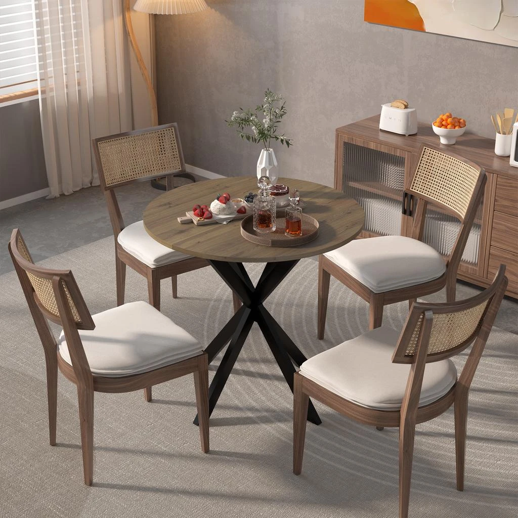 商品Streamdale Furniture|Streamdale 31.5 Inch Round Dining Table,价格¥1005,第4张图片详细描述