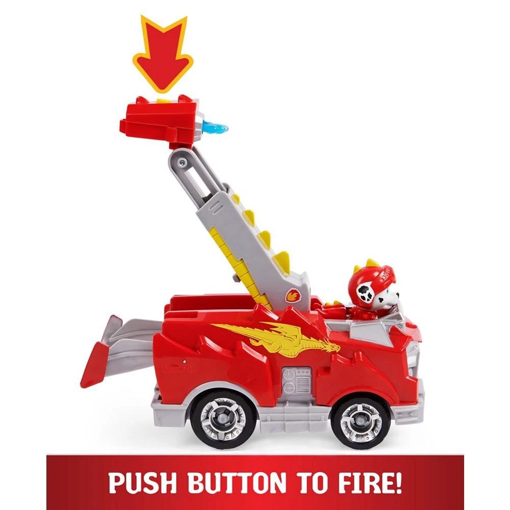商品Paw Patrol|CLOSEOUT! Rescue Knights Marshall Changing Toy Car with Collectible Action Figure, Kids Toys for Ages 3 and up,价格¥105,第4张图片详细描述