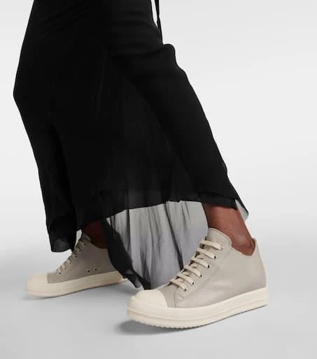 商品Rick Owens|Leather low-top sneakers,价格¥4984,第4张图片详细描述