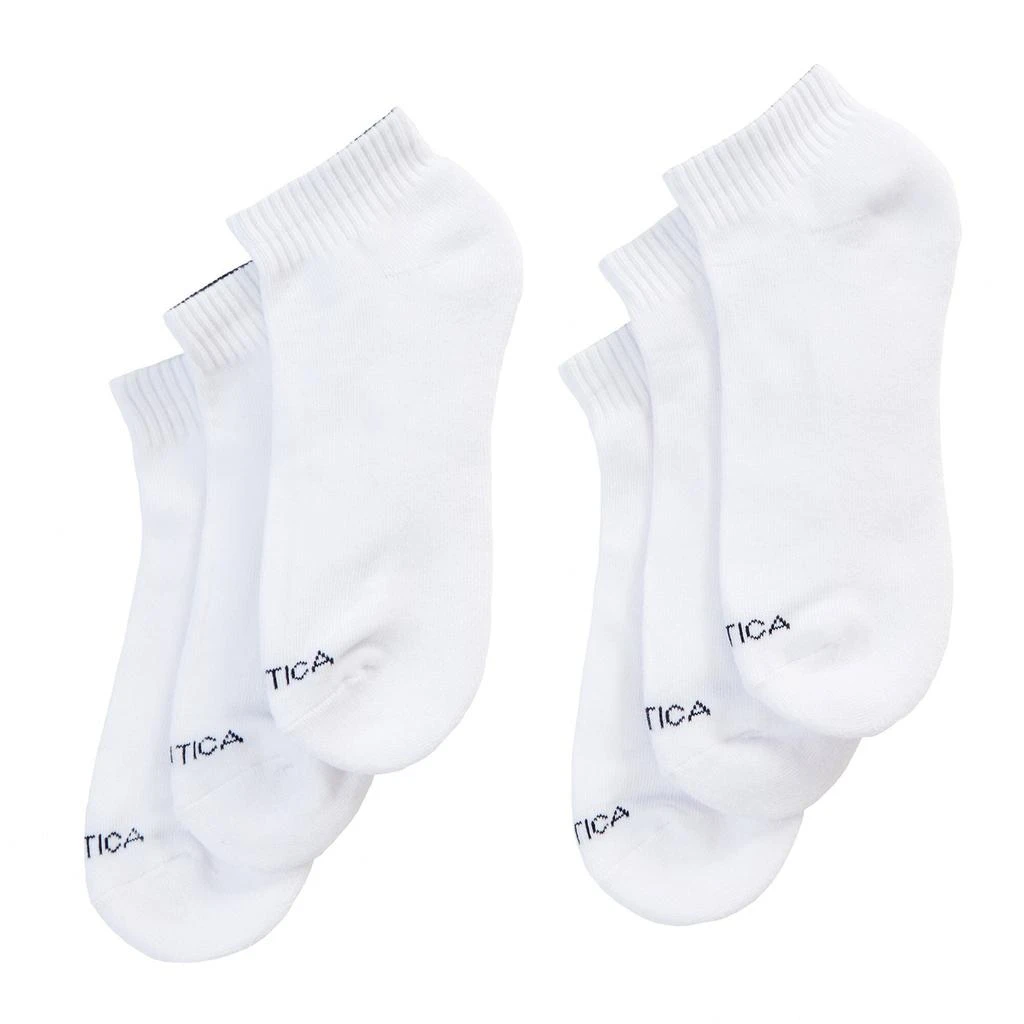 商品Nautica|Nautica Mens Athletic Core Ankle Socks, 6-Pack,价格¥68,第1张图片