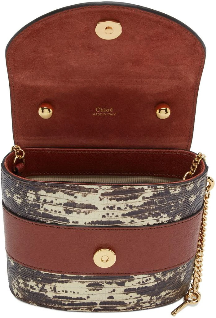 商品Chloé|Brown Small Aby Lock Chain Bag,价格¥7331,第5张图片详细描述