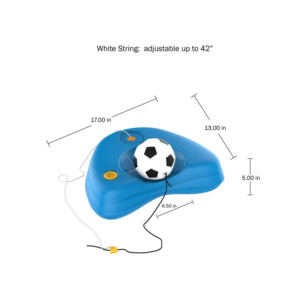 商品Trademark Global|Hey Play Soccer Rebounder - Reflex Training Set With Fillable Weighted Baseand Ball With Adjustable String Attached - Kids Sport Practice Equipment,价格¥332,第3张图片详细描述