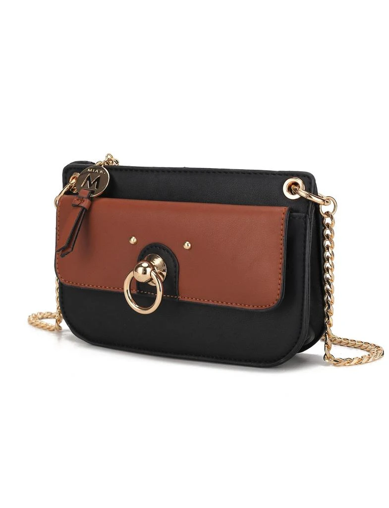 商品MKF Collection By Mia K.|Jill Vegan Leather Women’s Color Block Crossbody Bag,价格¥373,第1张图片