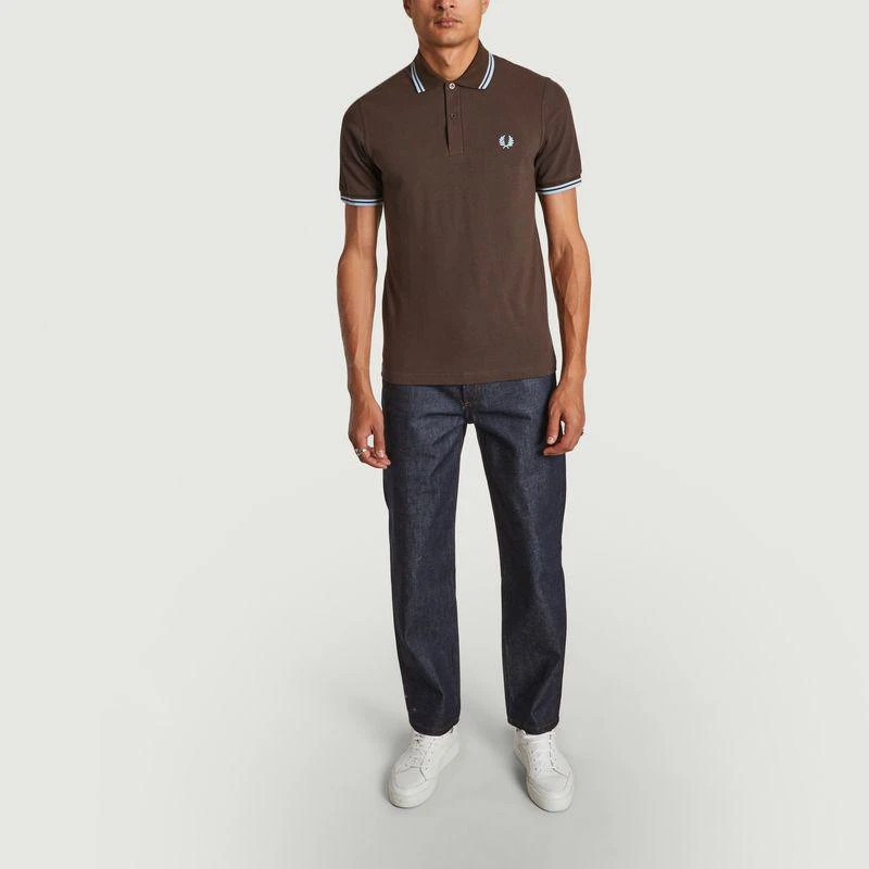 商品Fred Perry|Polo M12 chocolate FRED PERRY,价格¥739,第4张图片详细描述