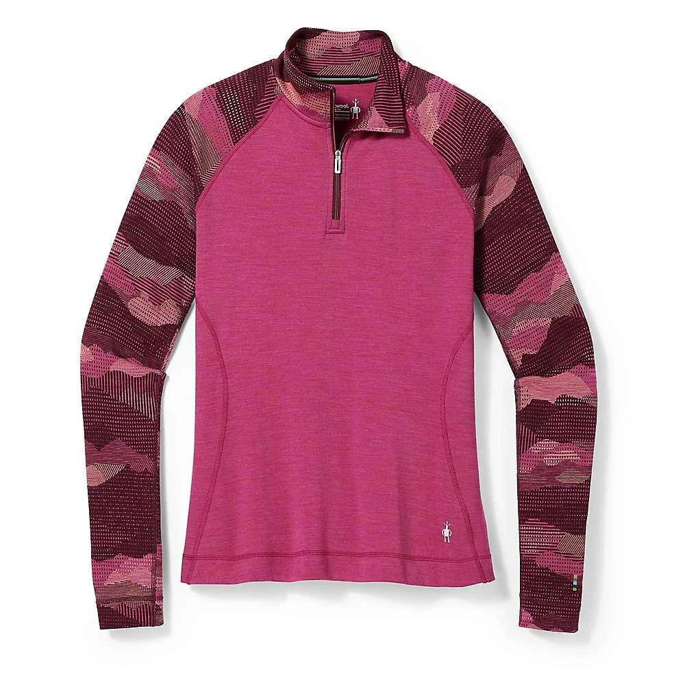 商品SmartWool|Women's Classic Thermal Merino Base Layer Pattern 1/4 Zip Top,价格¥460,第3张图片详细描述