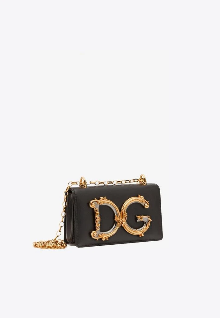 商品Dolce & Gabbana|DG Girls Calfskin Chain Phone Bag,价格¥19639,第2张图片详细描述