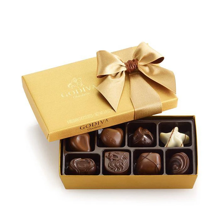 商品Godiva|36 Piece Gold Ballotin 36块金装礼盒,价格¥143,第2张图片详细描述