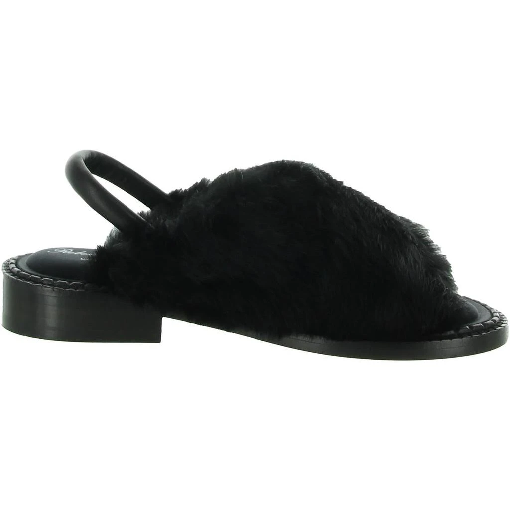 商品ROBERT CLERGERIE|Robert Clergerie Womens Bloss Real Fur Slip On Slide Sandals,价格¥366,第3张图片详细描述