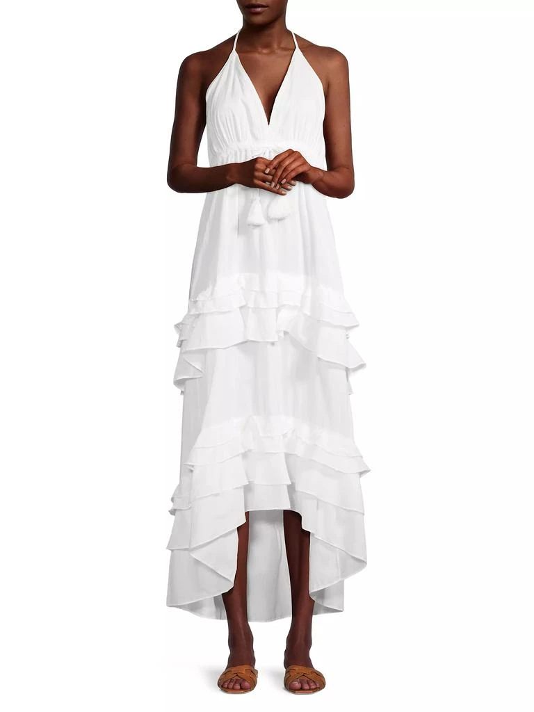 商品Milly|Odalia Ruffled Cotton Maxi Dress,价格¥1050,第2张图片详细描述