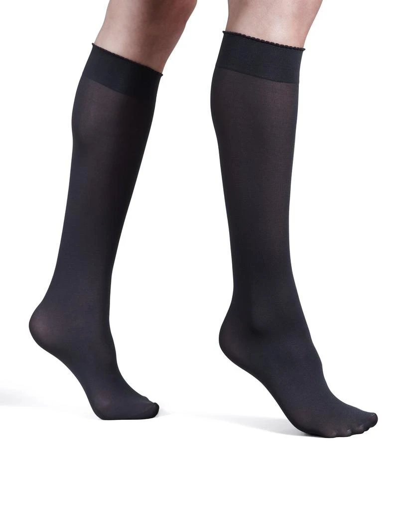 商品Wolford|Velvet Deluxe Knee-Highs,价格¥312,第1张图片