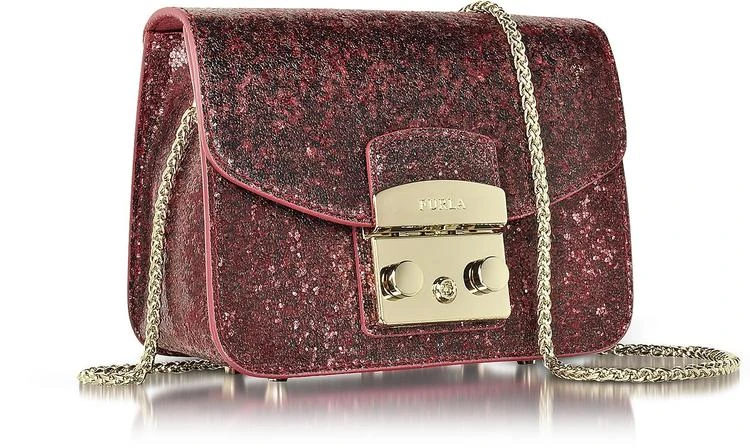 商品Furla|闪粉Metropolis迷你斜挎包,价格¥1450,第2张图片详细描述