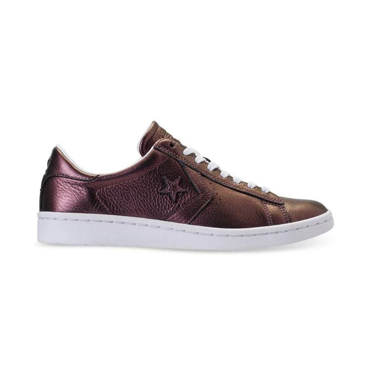 商品Converse|Women's Pro Leather LP Casual Sneakers from Finish Line,价格¥371,第2张图片详细描述