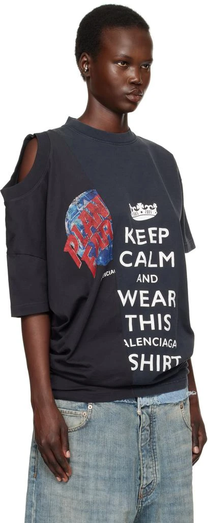 商品Balenciaga|黑色 50-50 T 恤,价格¥6933,第2张图片详细描述