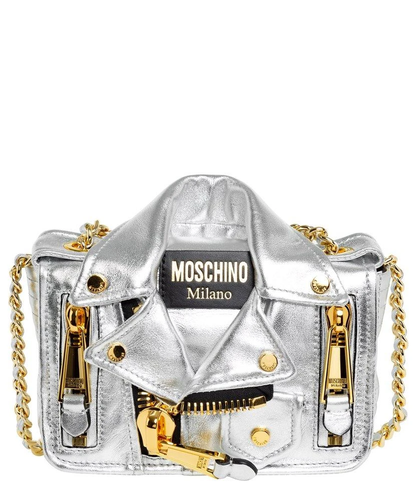 商品Moschino|Moschino Chain-Linked Biker Crossbody Bag,价格¥6046,第1张图片