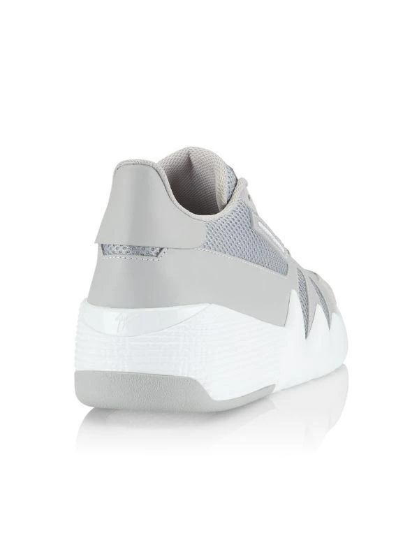 商品Giuseppe Zanotti|Talon Suede & Mesh Sneaker,价格¥3622,第3张图片详细描述
