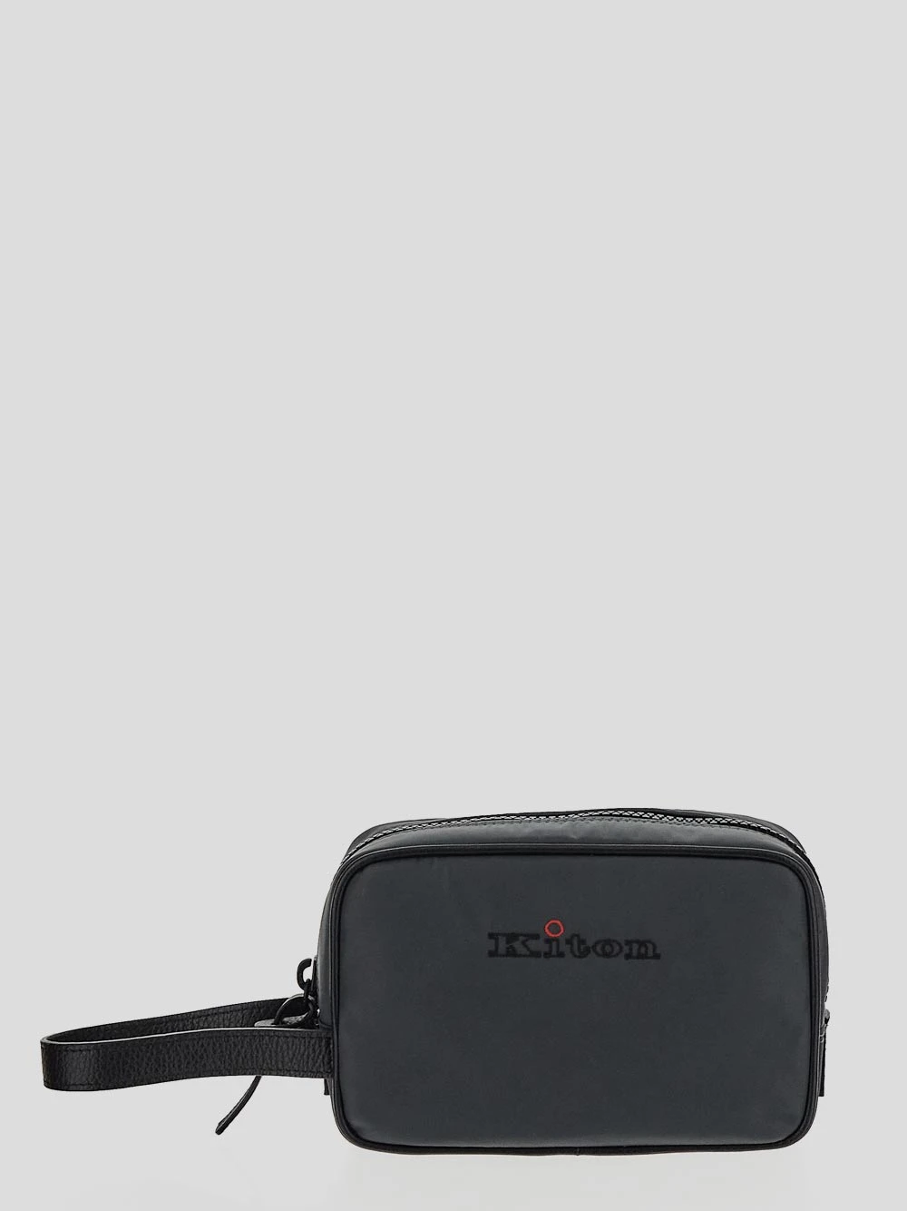 商品【商品预售7天】 Kiton|Kiton 男士手拿包 UBPOCNN0080804 灰色,价格¥944,第3张图片详细描述