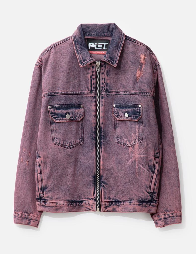 商品PIET|PIET x Oakley Distressed Denim Jacket,价格¥1889,第1张图片