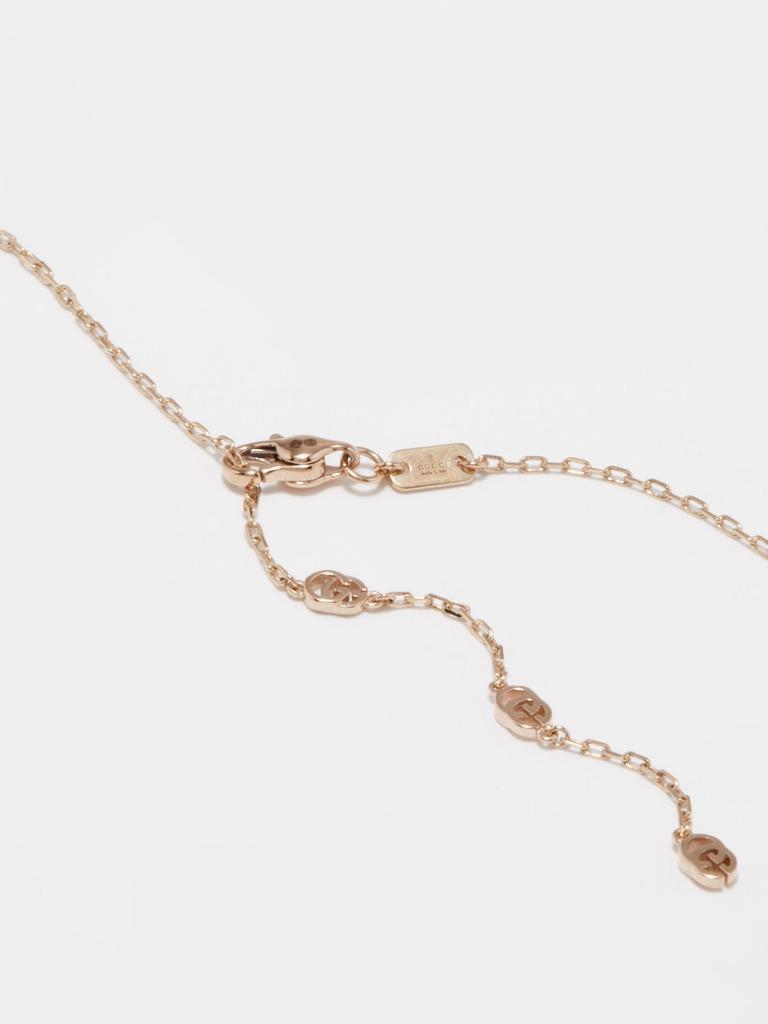 商品Gucci|GG Running 18kt rose-gold necklace,价格¥7943,第6张图片详细描述
