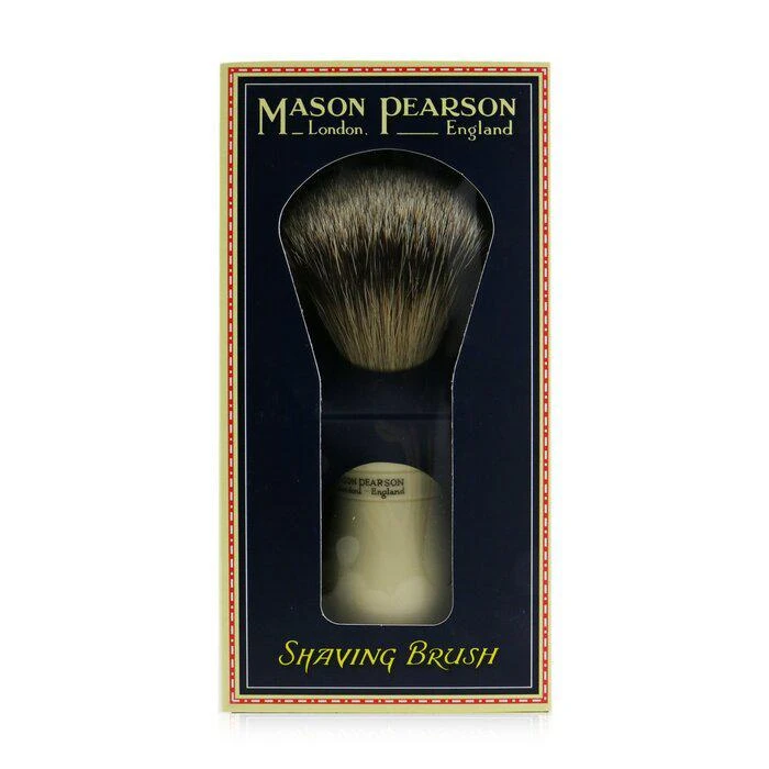 商品Mason Pearson|Mason Pearson 纯獾毛剃须刷 1pc,价格¥1518,第1张图片