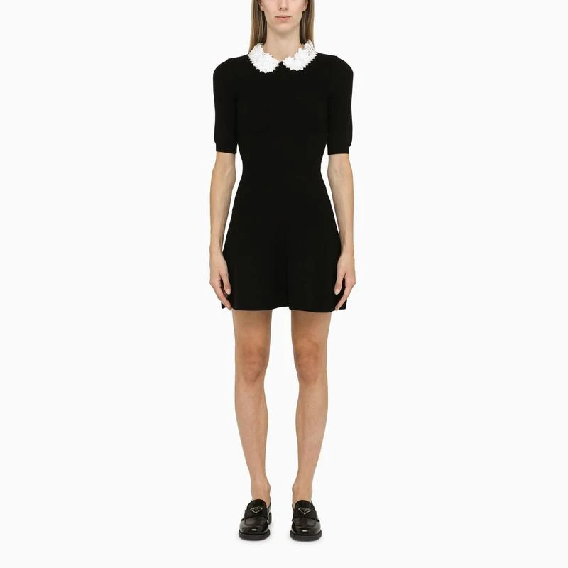 商品RED Valentino|Black knit pencil dress,价格¥2159,第1张图片