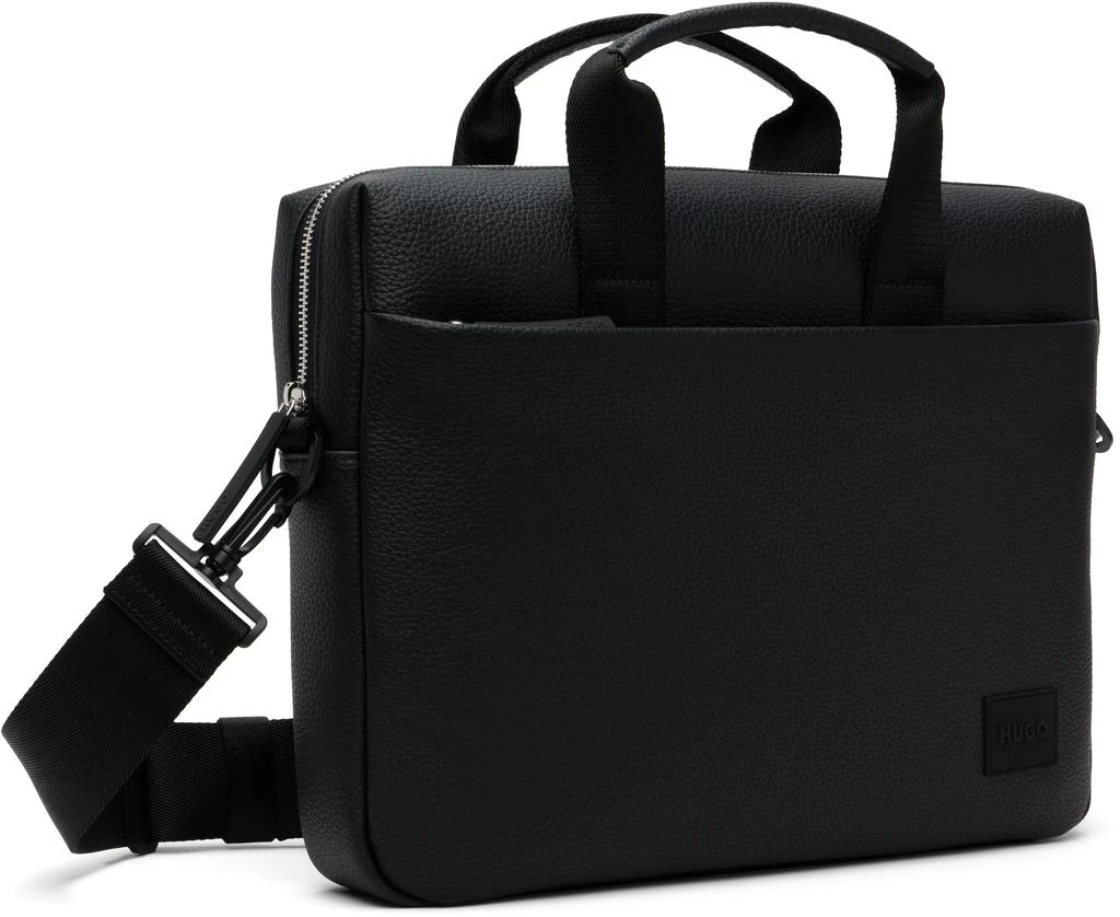 商品Hugo Boss|Black Faux-Leather Briefcase,价格¥1458,第2张图片详细描述