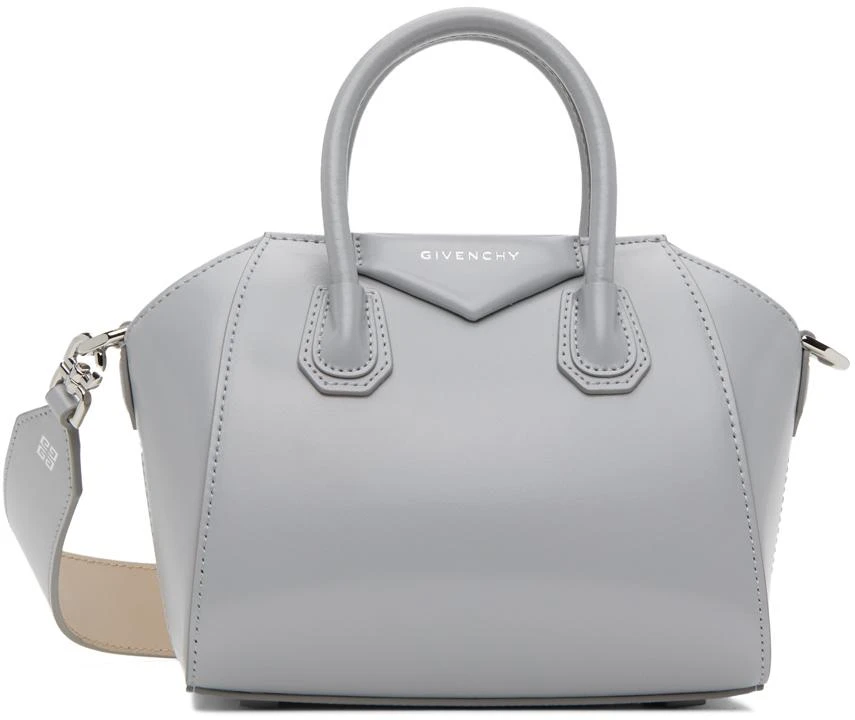 商品Givenchy|Gray Mini Antigona Toy Bag,价格¥12788,第1张图片