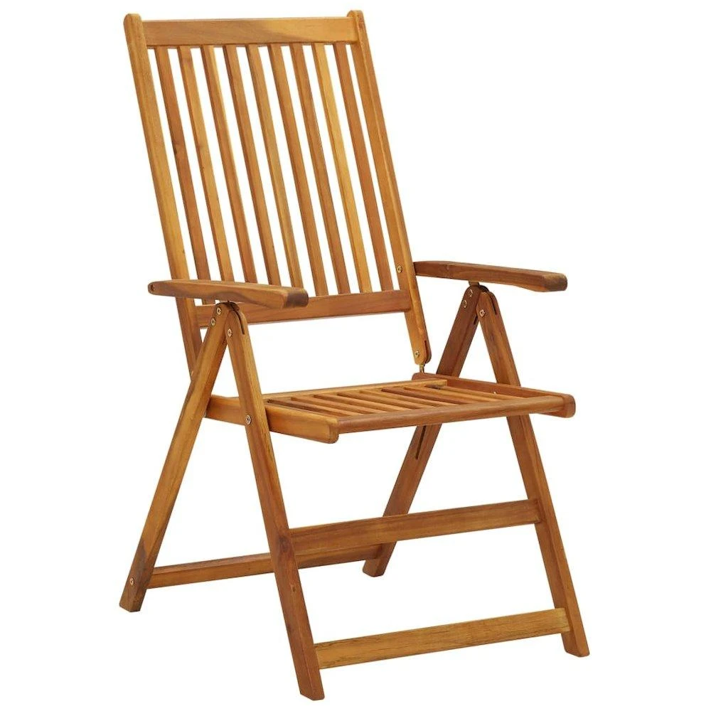 商品VidaXL|Folding Garden Chairs 3 pcs with Cushions Solid Acacia Wood, 3064090,价格¥3602,第3张图片详细描述
