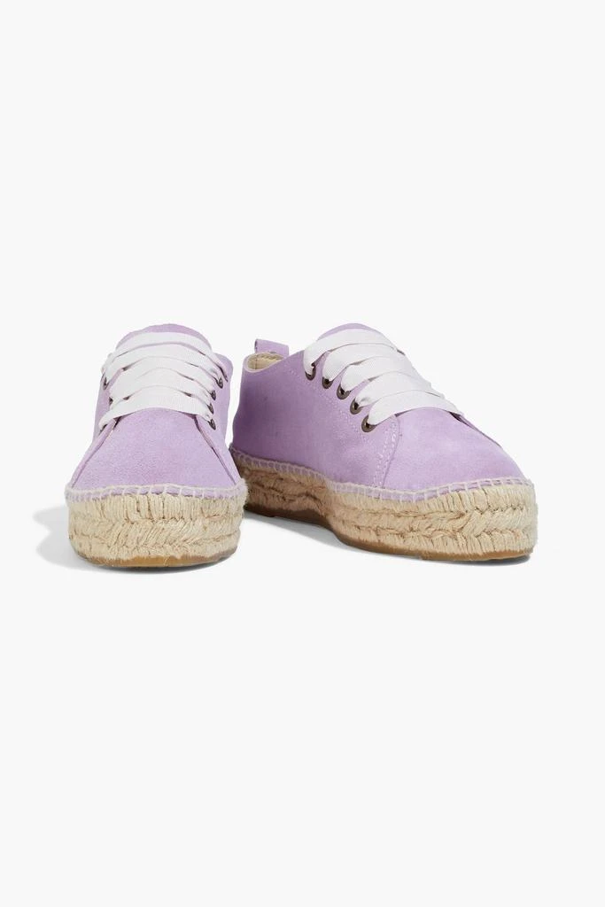 商品MANEBÍ|Hamptons suede espadrille sneakers,价格¥314,第2张图片详细描述