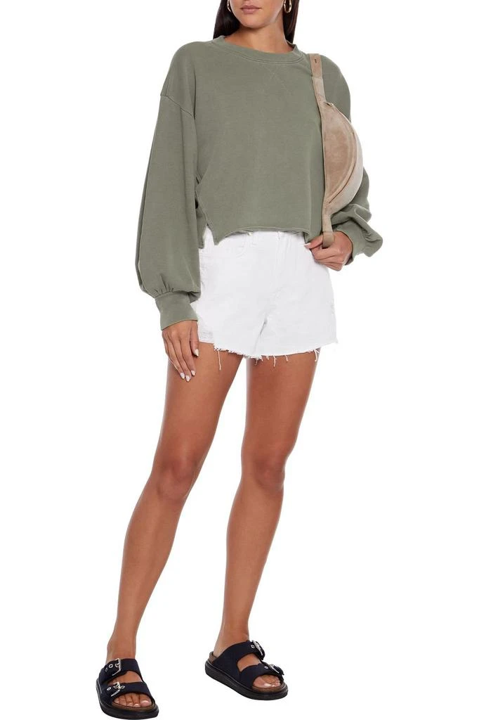 商品FRAME|Le Brigette distressed denim shorts,价格¥891,第4张图片详细描述