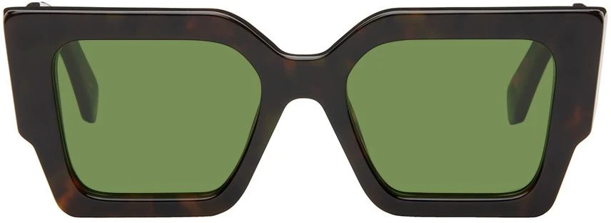商品Off-White|Brown Catalina Sunglasses,价格¥2766,第1张图片