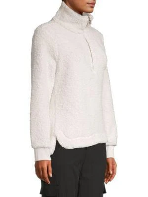 商品Calvin Klein|Plush Half-Zip Pullover Jacket,价格¥187,第3张图片详细描述