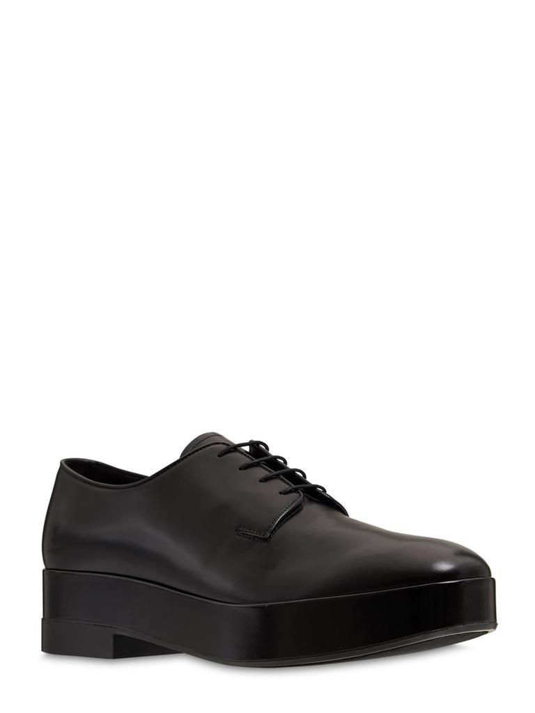 商品Prada|Leather Lace-up Derby Shoes,价格¥8573,第5张图片详细描述