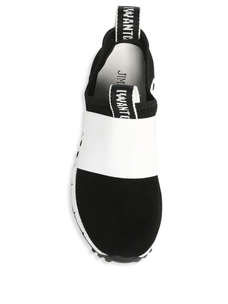 商品Jimmy Choo|Oakland Logo Textile Sneakers,价格¥1873,第4张图片详细描述