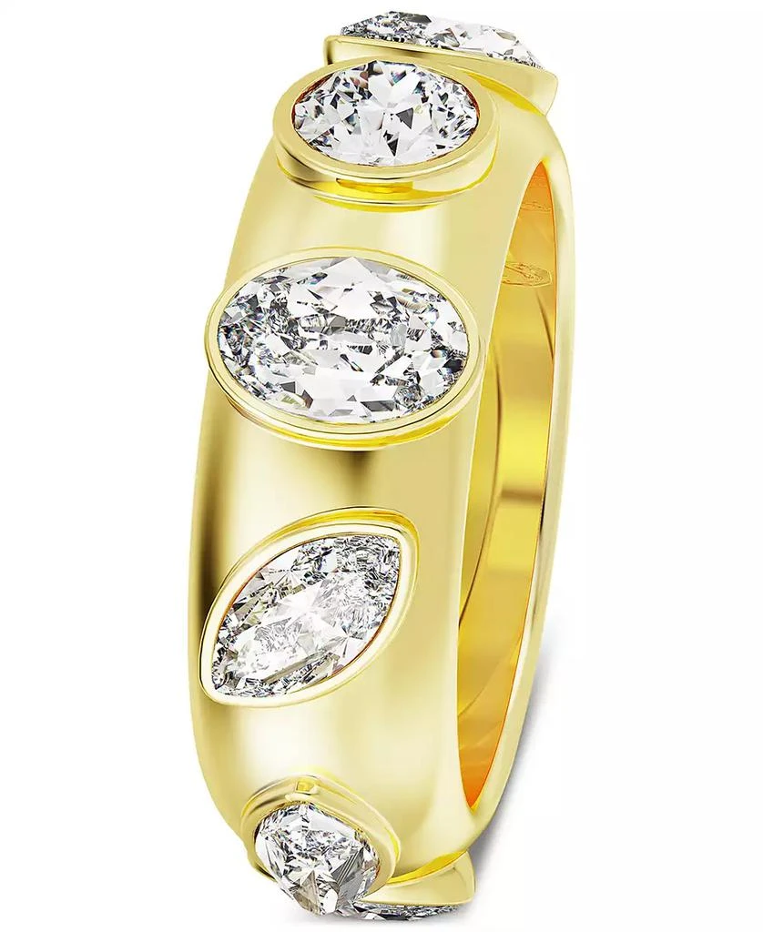 商品Swarovski|Gold-Tone Mixed Crystal Statement Band Ring,价格¥676,第3张图片详细描述