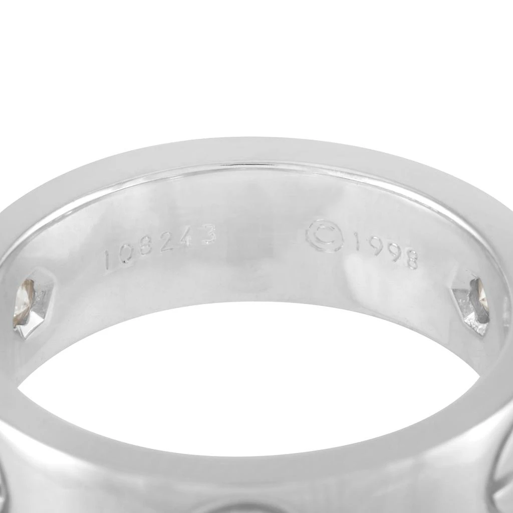 商品[二手商品] Cartier|Cartier LOVE 18K White Gold 3 Diamond Ring,价格¥19394,第4张图片详细描述