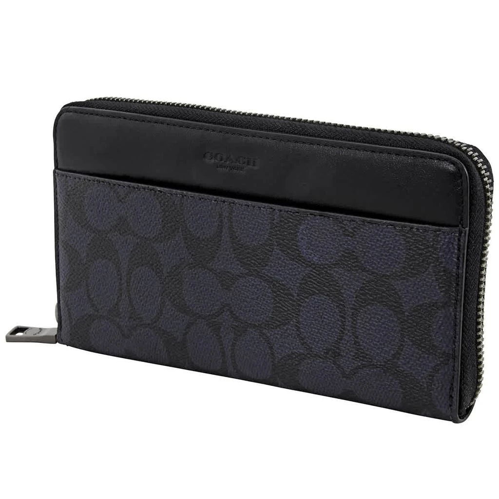 商品Coach|Coach Midnight Signature Canvas Accordion Wallet,价格¥944,第1张图片