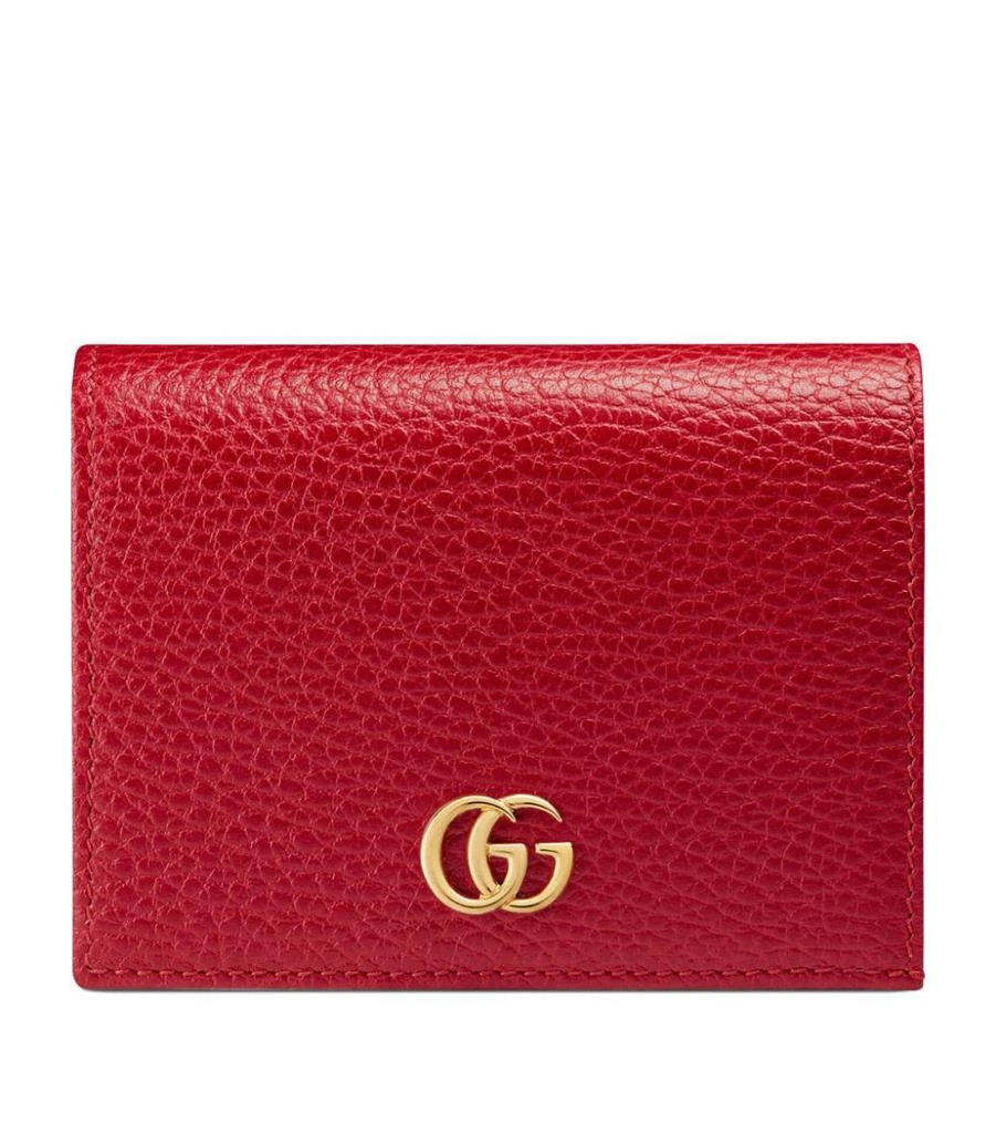 商品Gucci|Leather Double G Card Holder,价格¥3417,第1张图片