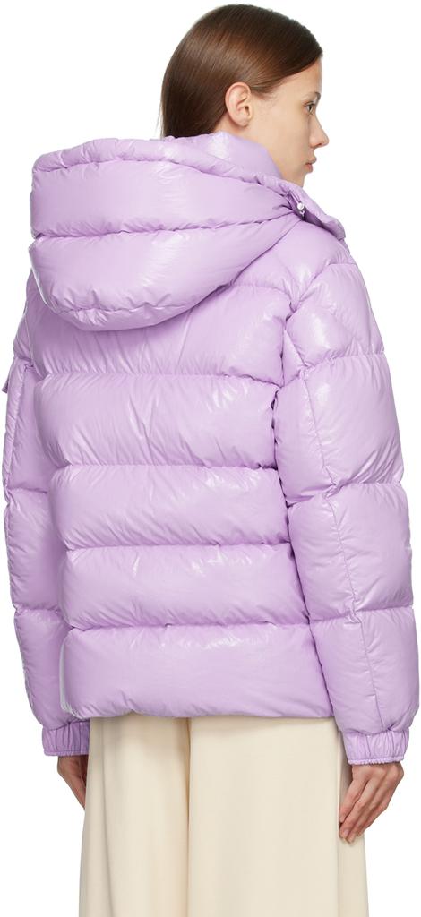 紫色 Moncler Maya 70 羽绒夹克商品第3张图片规格展示